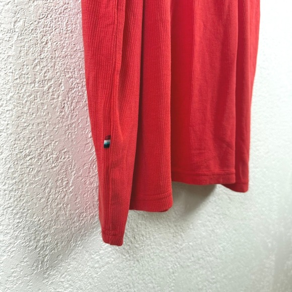 Sol Angeles Rib‎ Racer Tank Dress Red XL MSRP $114 Minimalist Neiman Marcus - Picture 6 of 6